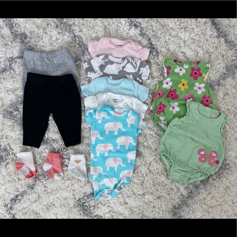 Newborn baby girl bundle